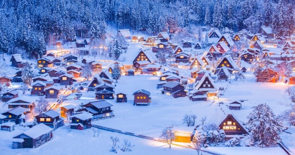 World Heritage Site Shirakawago village, Japan