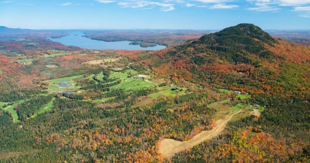 Owls Head mountain and Lake Memphremagog