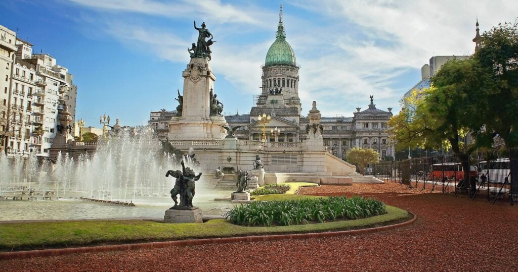 the city center of buenos aires, argentina