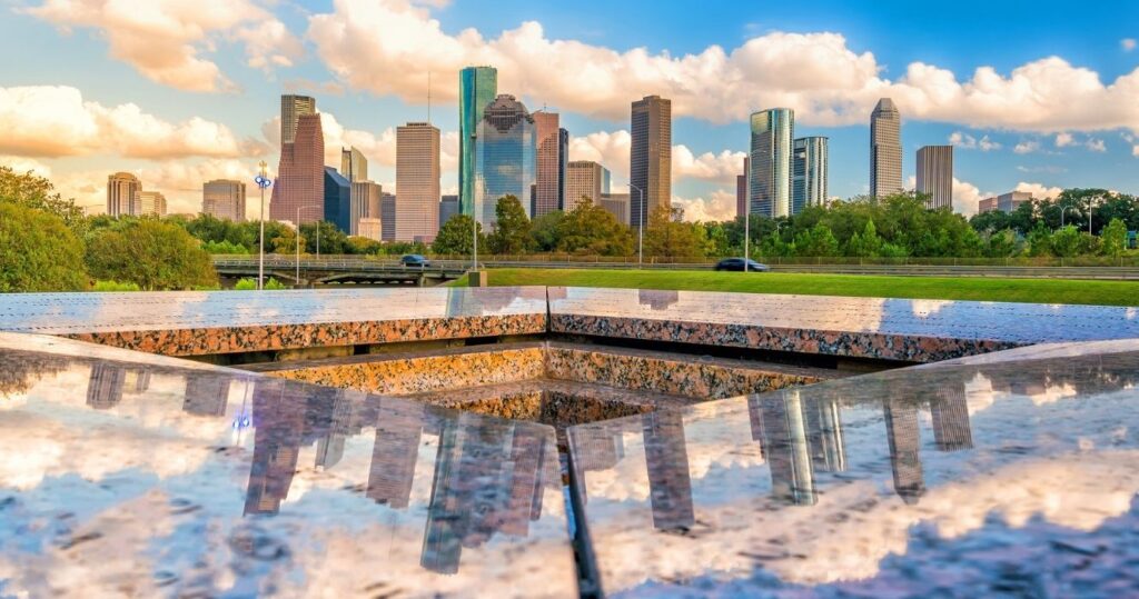 the houston city skyline