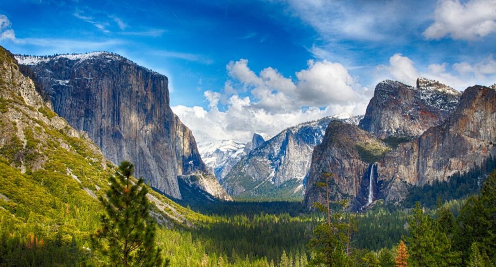 Yosemite Valley in The Sierra Nevadas