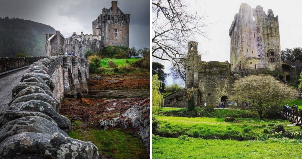 Isle of Sky Castle in Scotland/Blarney Stone Castle in Ireland