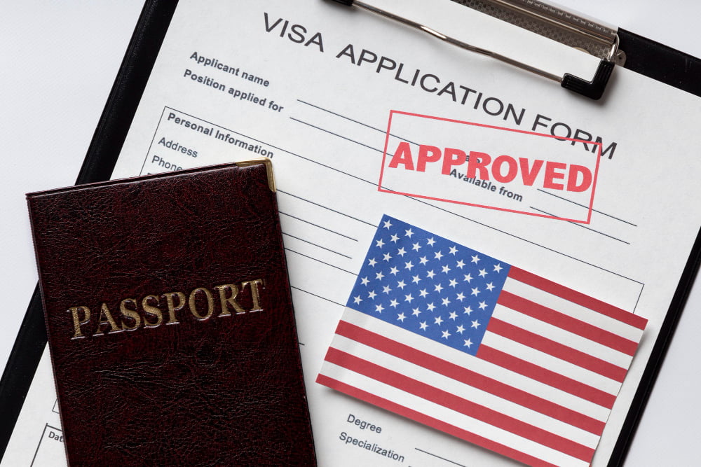 visa application america arrangement